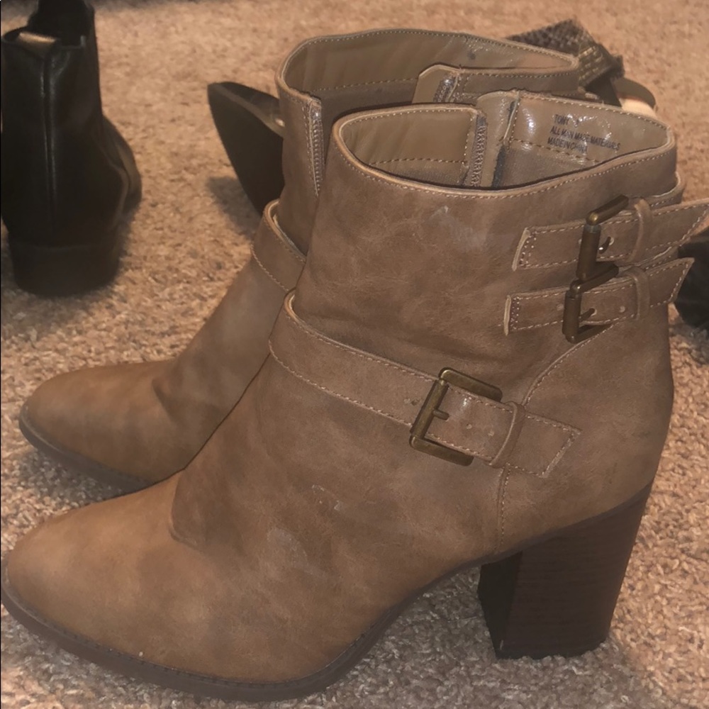 Brown booties